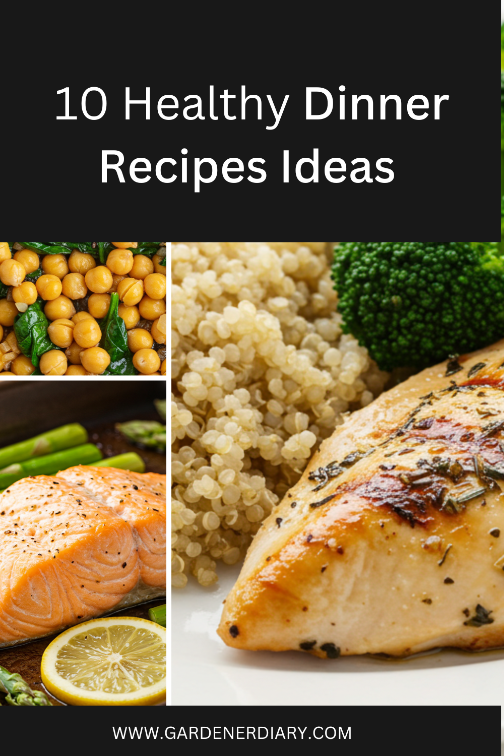 10 Healthy Dinner Recipes - Gardener's Diary